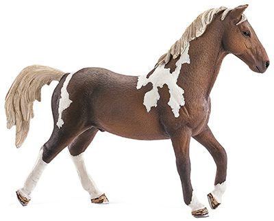 Schleich, Trakehner Stallion, Brown & White - Augusta Cooperative