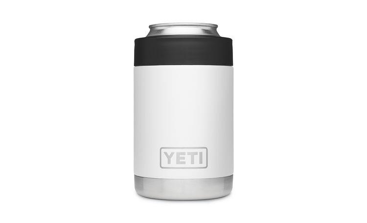 YETI Rambler Colster Stainless Steel White Bottle/Can Holder at