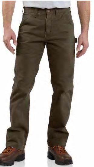 Carhartt Washed Twill Pant Relaxed Dark Coffee
