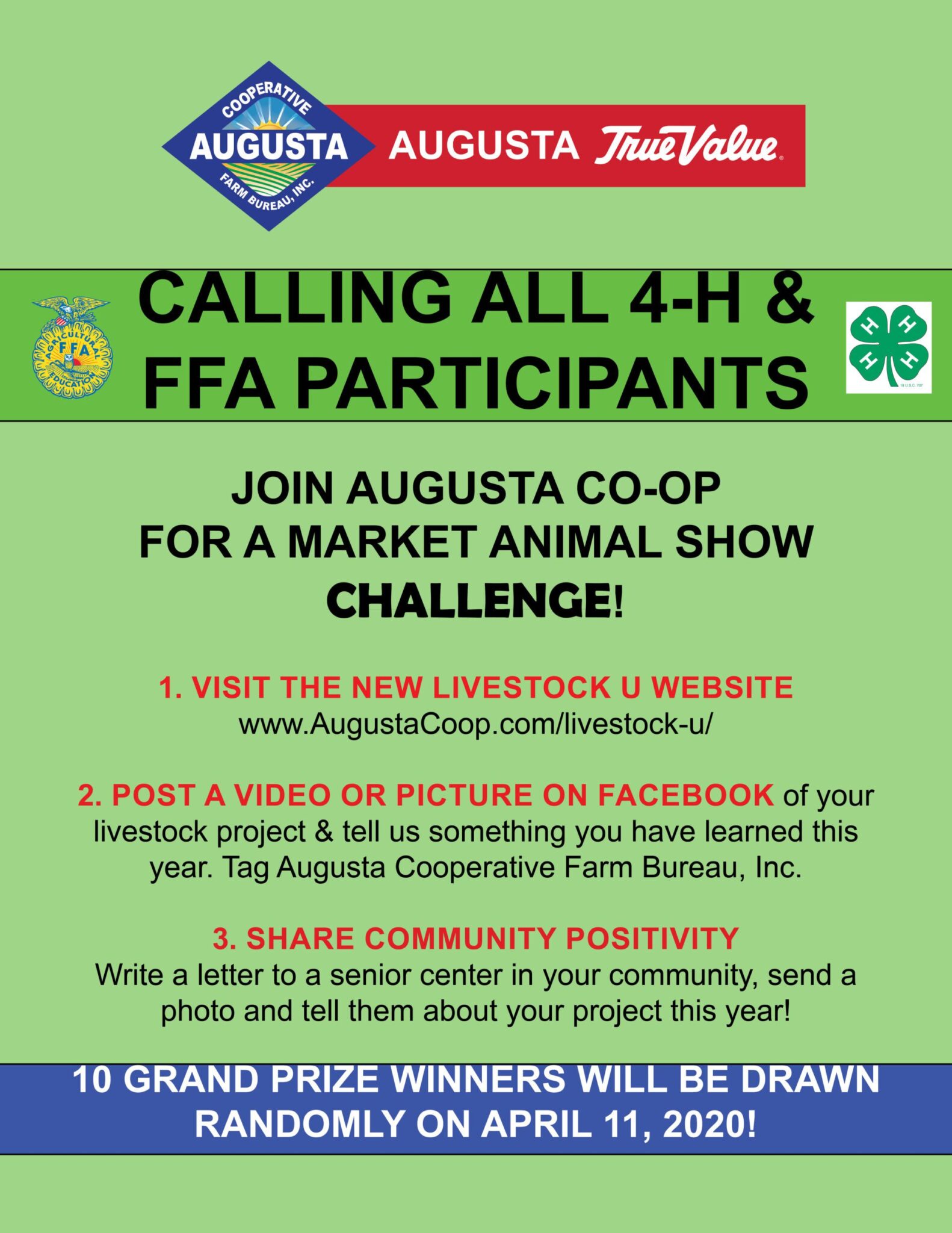 Market Animal Show Challenge! Augusta Cooperative Farm Bureau, Inc.